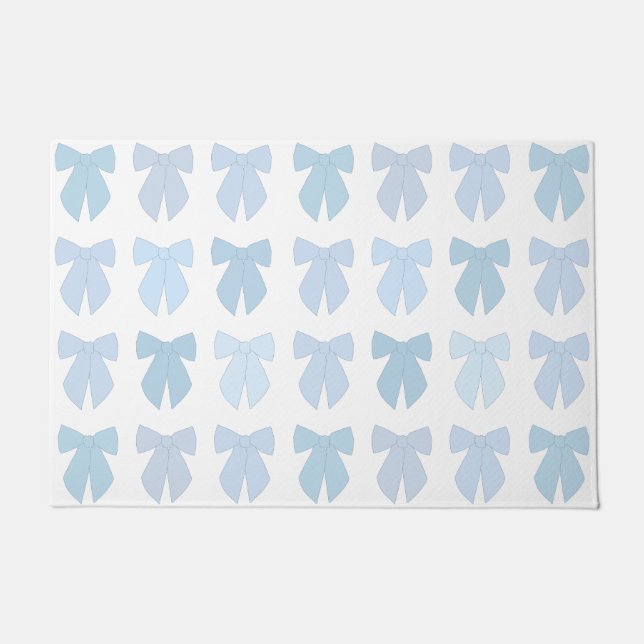 Felpudo Blue Bows (Anverso)