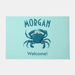 Felpudo Blue Crab Beach Doormat