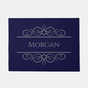 Felpudo Blue Elegant Personalizado Door Mat