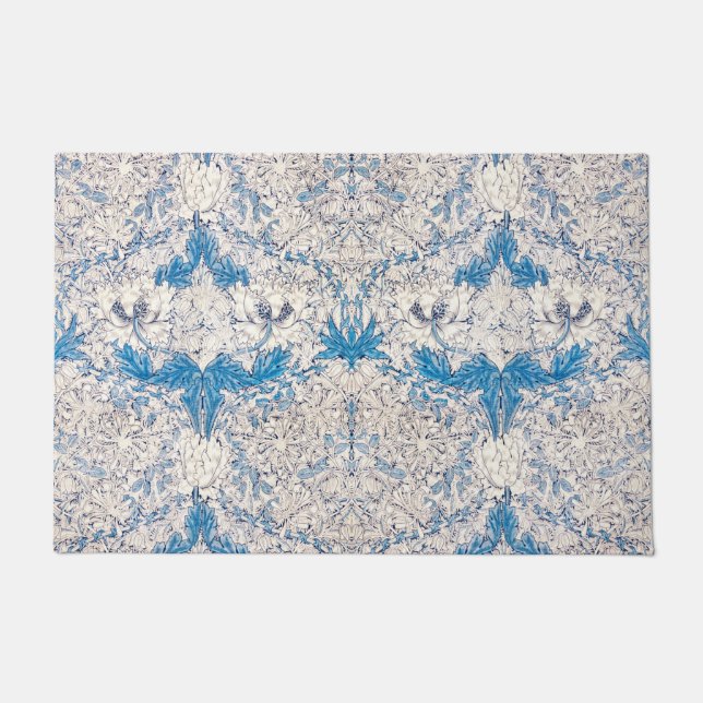 Felpudo Blue Honeysuckle (por William Morris) (Anverso)