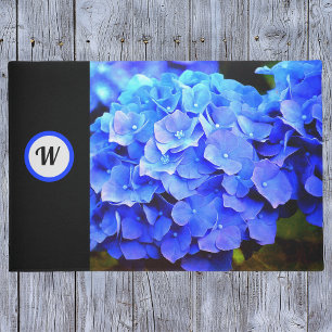 Felpudo Blue Hydrangeas Personalizada Door Mat