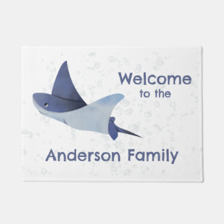 Felpudo Blue Stingray