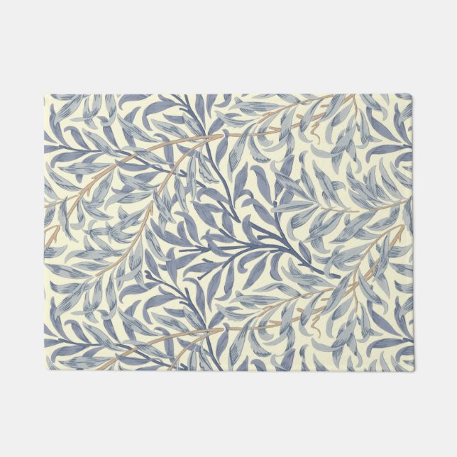 Felpudo Blue Willow Bough (por William Morris) (Anverso)