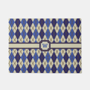 Felpudo Blueberry Scone Argyle Doormat