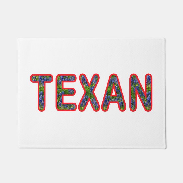Felpudo Bluebonnet Texan (Anverso)