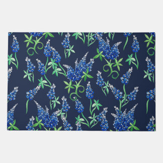 Felpudo Bluebonnets Floral Blues de Texas