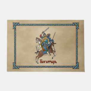 Felpudo Bogatyr ruso medieval