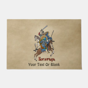 Felpudo Bogatyr ruso medieval
