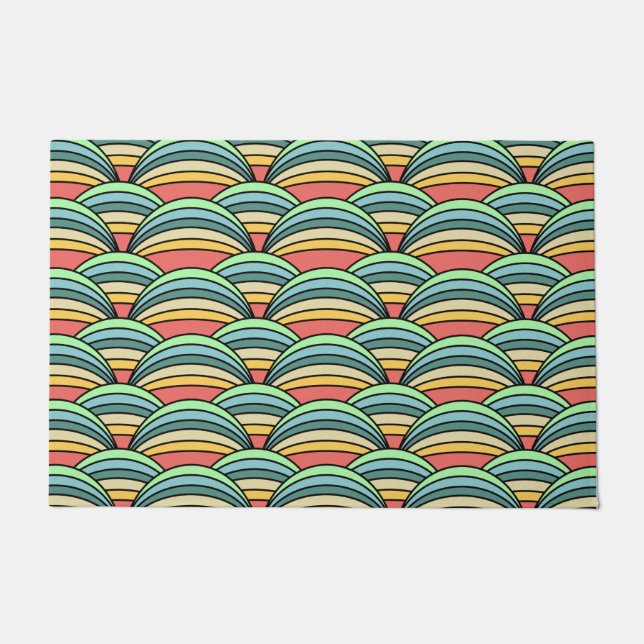 Felpudo Boho Rainbows (Anverso)