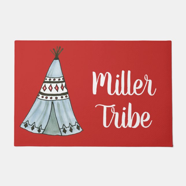 Felpudo Boho Tent Personalizable Door Mat (Anverso)