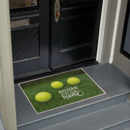 Felpudo Bola de tenis Bienvenida