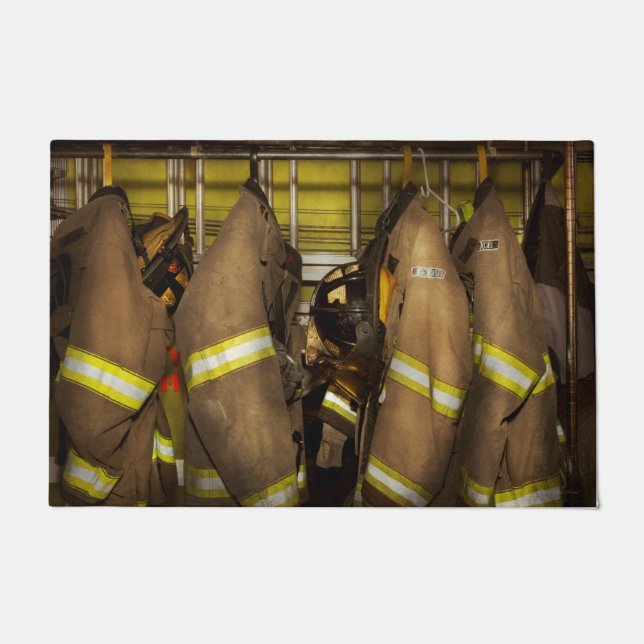 Felpudo Bombero - Engranaje de combustible (Anverso)