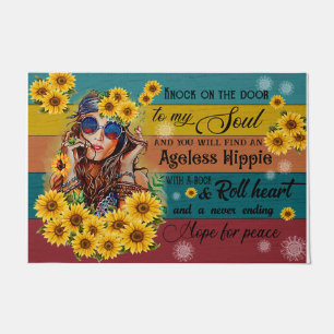 Felpudo Bonita estera de puertas , regalo único bohemio