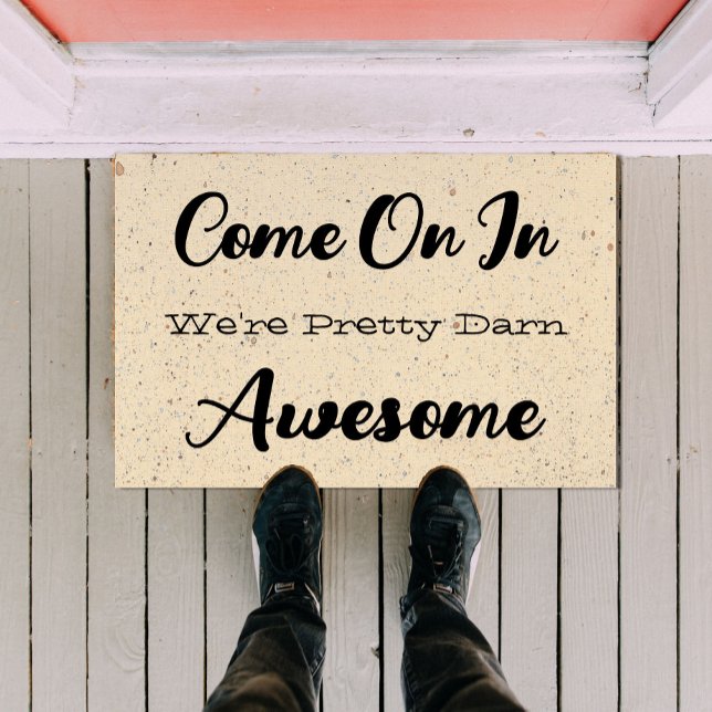 Felpudo Bonito Darn Awesome Door Mat (Subido por el creador)