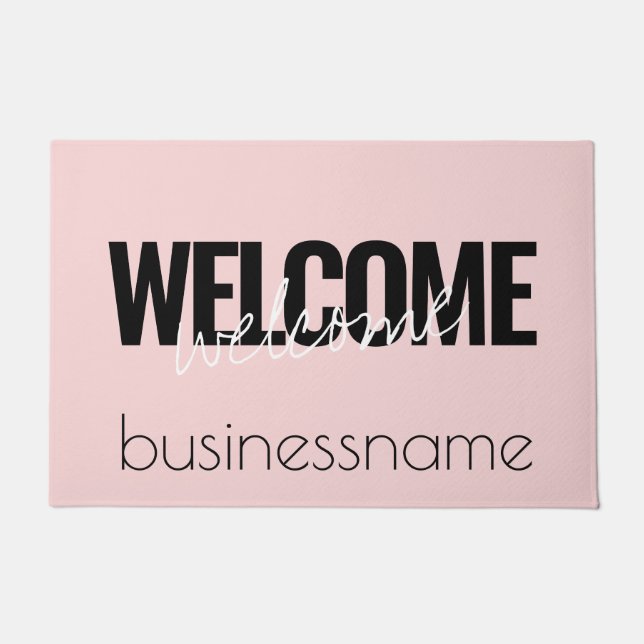 Felpudo Bonito Girly Personalizado (Anverso)