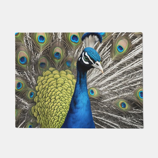 Felpudo Bonito Peacock (Anverso)