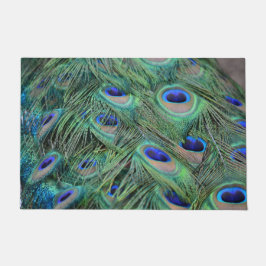 Felpudo Bonito Peacock Feathers