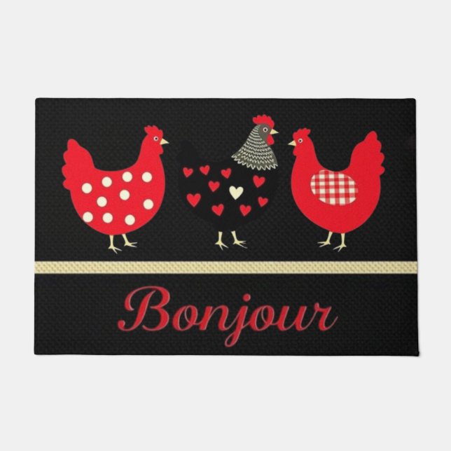 Felpudo Bonjour (Anverso)