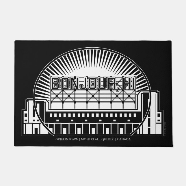 Felpudo Bonjour, HI Door Mat (Anverso)