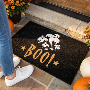 Felpudo Boo Feliz Halloween Personalizado