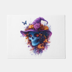 Felpudo ¡Boo!" Gorra de brujas Halloween Doormat