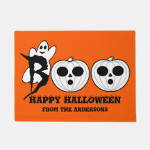 ¡BOO! Halloween Ghost Doormat