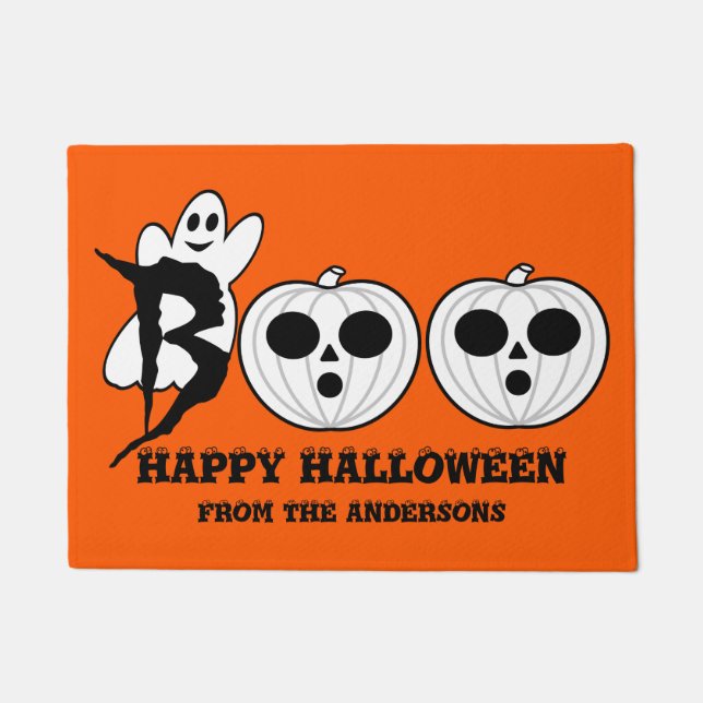 Felpudo ¡BOO! Halloween Ghost Doormat (Anverso)