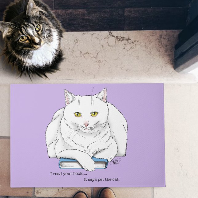 Felpudo Book Cat (Subido por el creador)