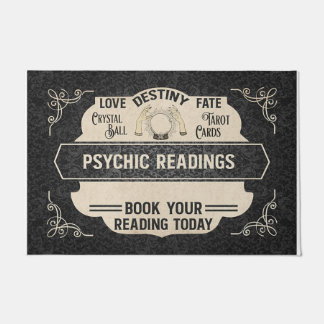 Felpudo Book Your Reading Today Mat, Psychic Reading