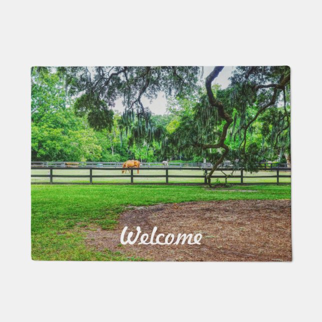 Felpudo Boone Hall Stables Welcome Mat (Anverso)
