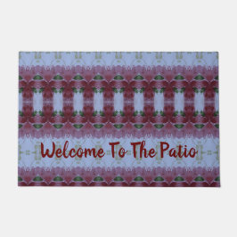 Felpudo Borgoña florida