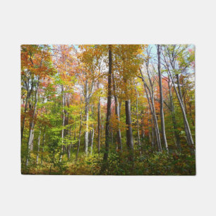 Felpudo Bosque de otoño I Fotografía de paisaje otoñal