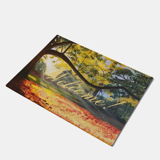 Felpudo Bosque encantado, por Gary Poling (Angular)