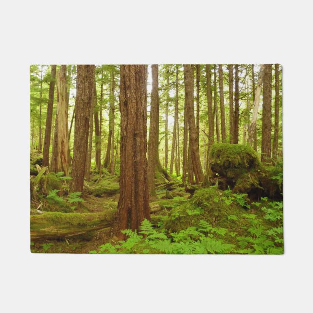 Felpudo Bosque Lluvioso Templado de Alaska (Anverso)