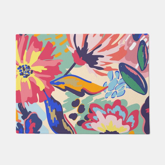 Felpudo Bosques y rosas (Anverso)