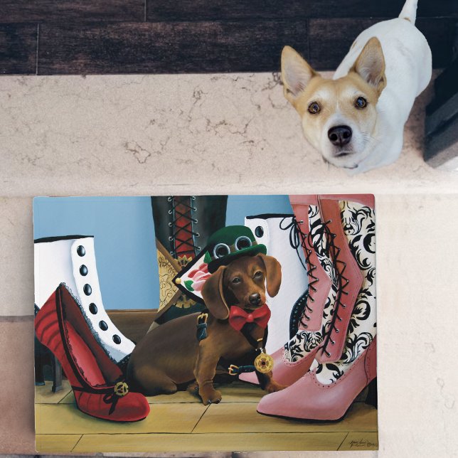 Felpudo Botas Victorianas para Perro Salchicha Dachshund S (Subido por el creador)