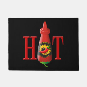 Felpudo Botella de salsa picante