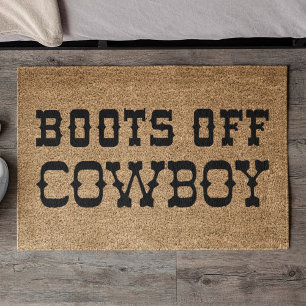 Felpudo Bots Off Cowboy