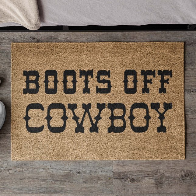Felpudo Bots Off Cowboy (Subido por el creador)