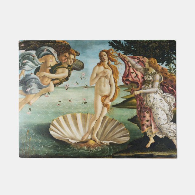 Felpudo BOTTICELLI - El nacimiento de Venus 1483 (Anverso)