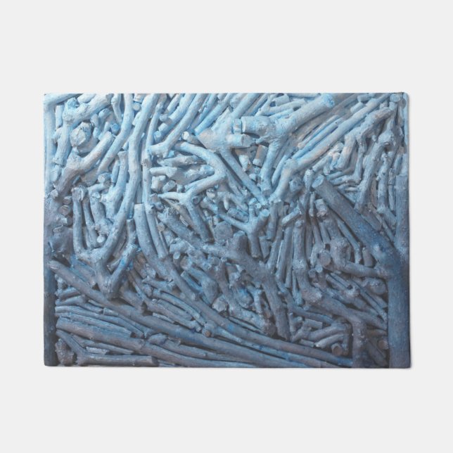 Felpudo Boxeo: Azul (Anverso)