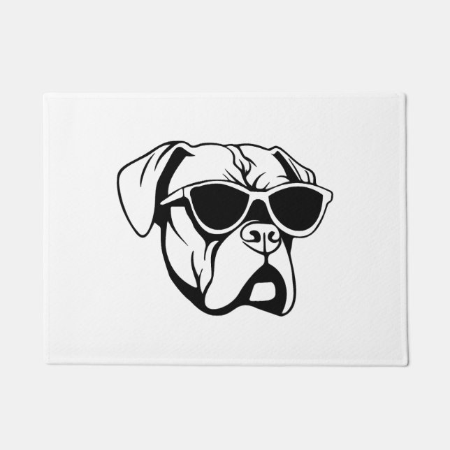 Felpudo Boxer Dog (Anverso)