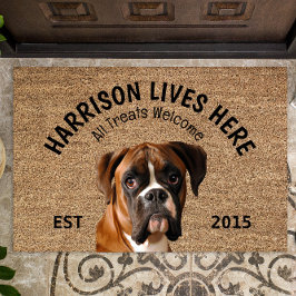 Felpudo Boxer Personalizado Doormat Perro Perro