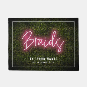 Felpudo Braids Neon Boxwood Hair Salon Business