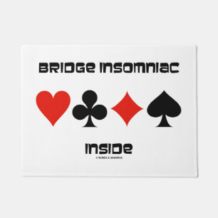 Felpudo Bridge Insomniac Inside Four Card Se Suma Al Humor