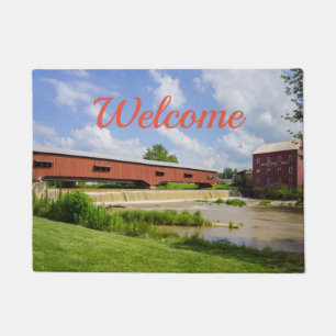 Felpudo Bridgeton Bridge Y Mill Welcome Doormat