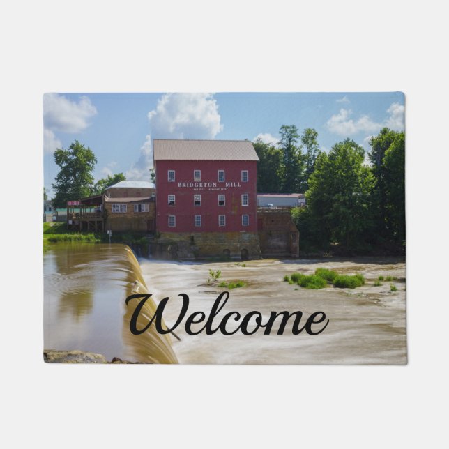 Felpudo Bridgeton Mill Welcome Doormat (Anverso)