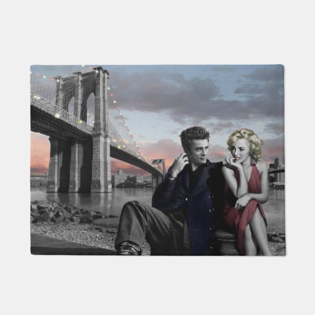 Felpudo Brooklyn B&W 2 (Anverso)