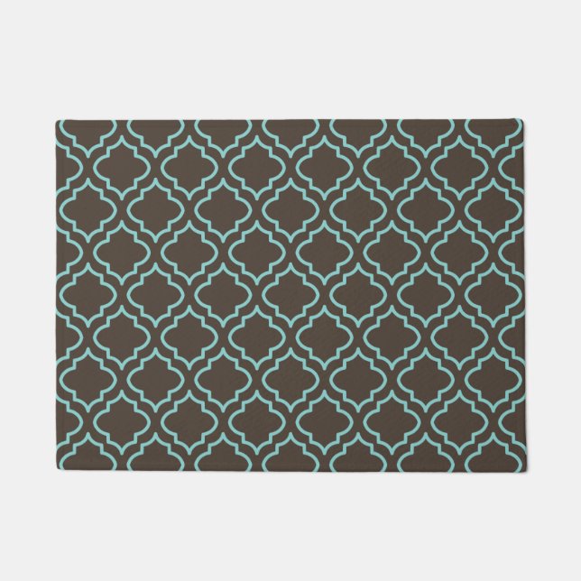 Felpudo Brown Aqua Doormat (Anverso)