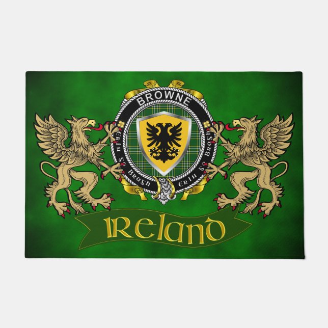 Felpudo Browne Irish Shield y Griffin (Anverso)